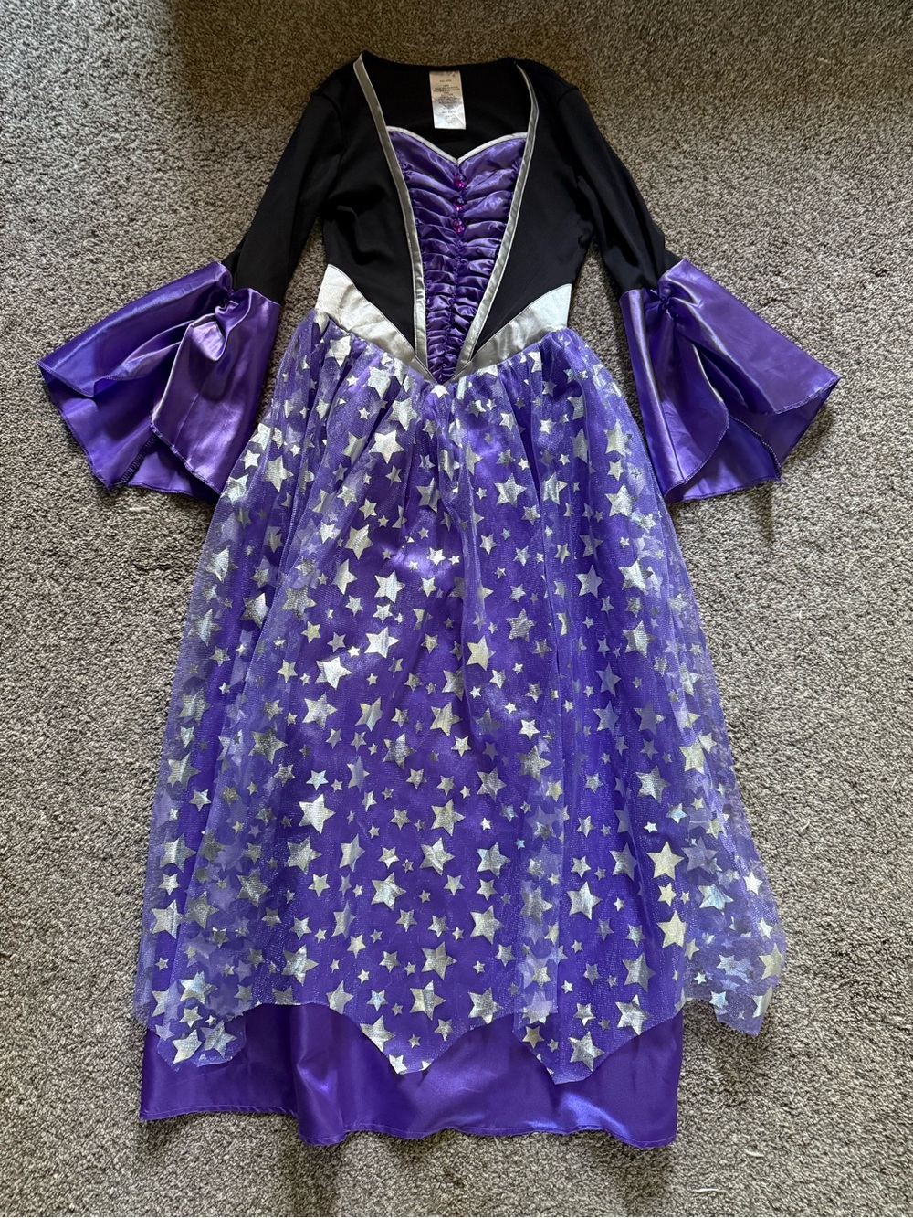 Target Purple and Black Star Witch Costume Dress